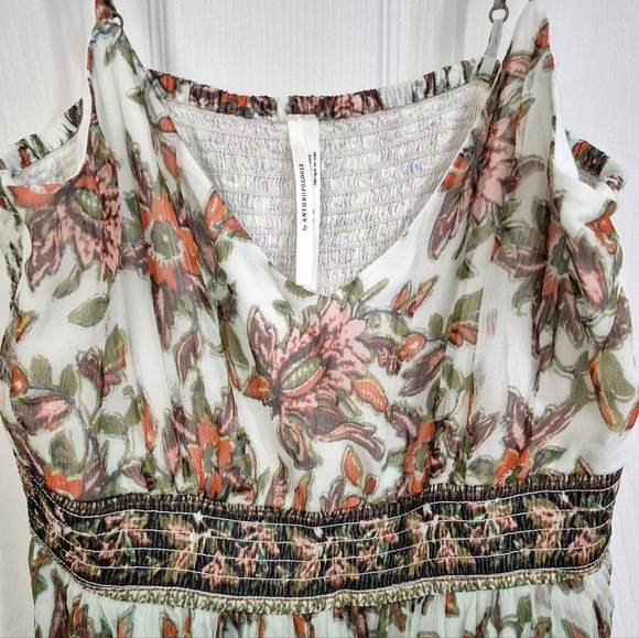 Anthropologie Virginia Chiffon Multicolor Maxi Dress - Picture 3 of 4